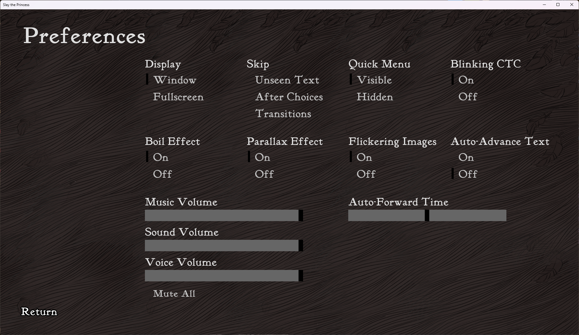 "Slay the Princess" by Black Tabby Games